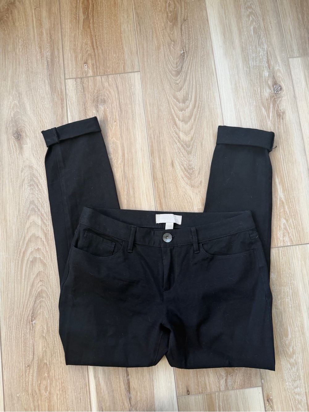 Banana Republic Black Stretch Skinny Pants